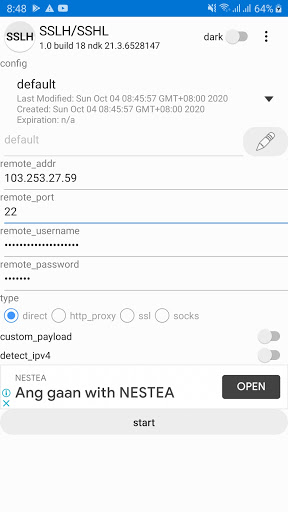 SSHL/SSLH Tunnel پی سی