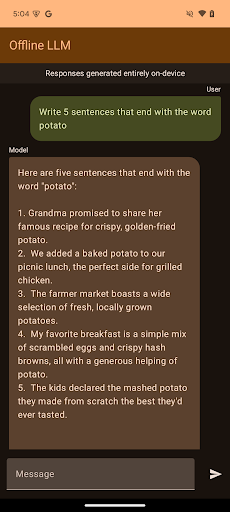 Offline LLM پی سی