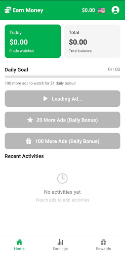 Earn Money With Ads پی سی