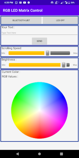 RGB LED Matrix Control PC