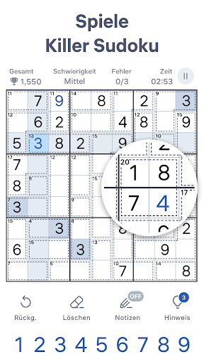Killer Sudoku von Sudoku.com PC