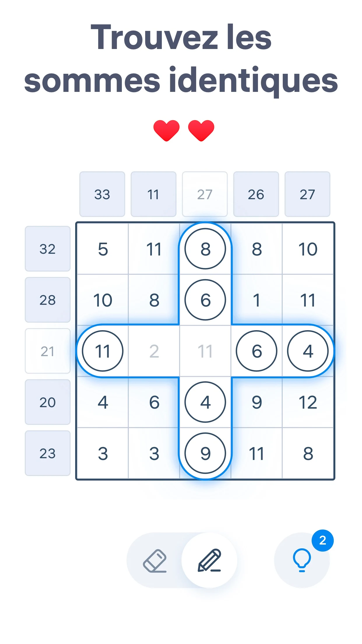 Number Sums – Jeux de chiffres PC
