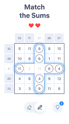 Number Sums - Numbers Game