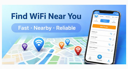 Connect Nearby Wifi Map পিসি