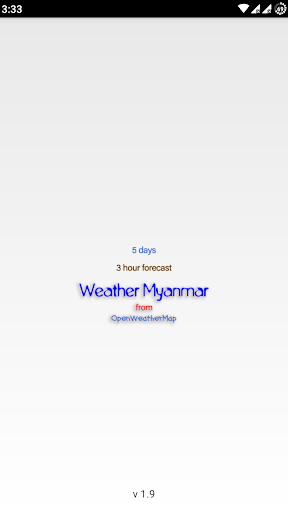 Weather Myanmar PC