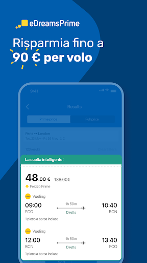 eDreams: Voli, Hotel e Auto PC