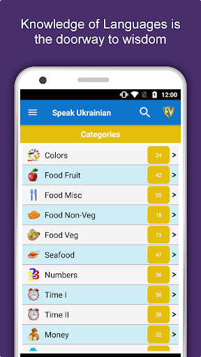 Learn Ukrainian Language App پی سی