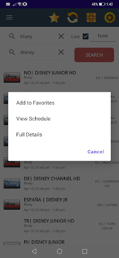IPTV Now -  Program Finder