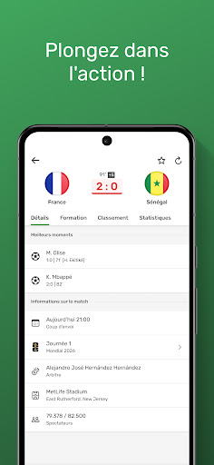 GoalAlert Foot 2026 Résultats PC