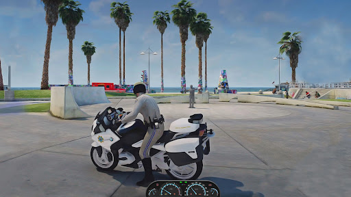 US Police Bike Rider Simulator