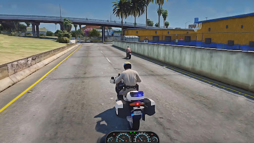 US Police Bike Rider Simulator