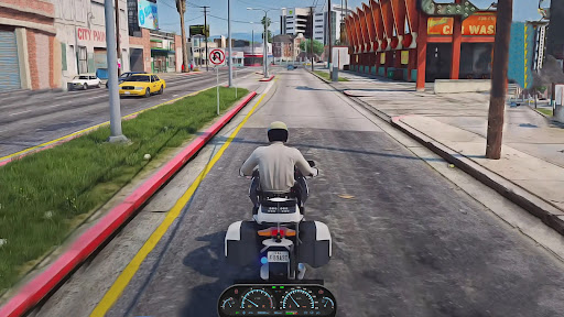 US Police Bike Rider Simulator