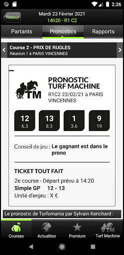 TURFOMANIA - Turf et pronostic