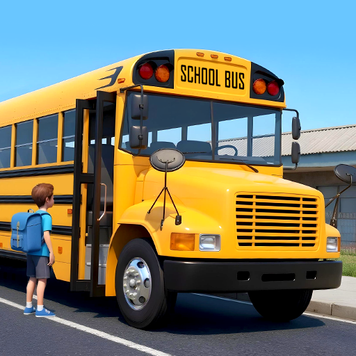 School Bus Coach Fun Games 3D