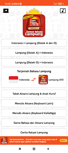 komputer Kamus Bahasa Lampung