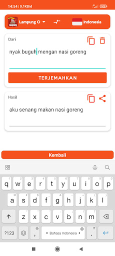 komputer Kamus Bahasa Lampung