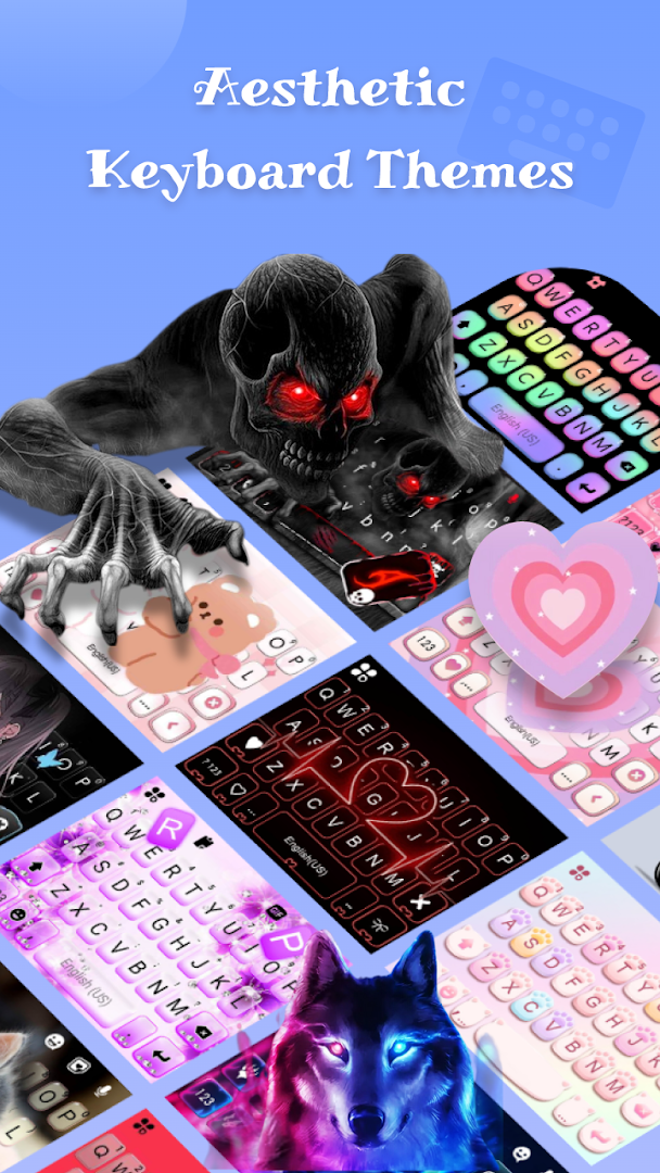 ❤️Emoji keyboard - Cute Emoticons, GIF, Stickers PC