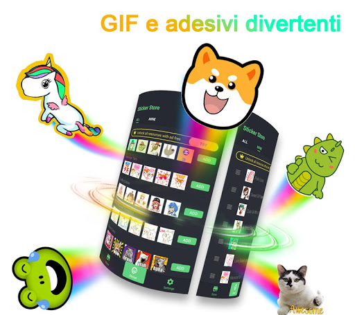 Tastiera Emoji - GIF, adesivi