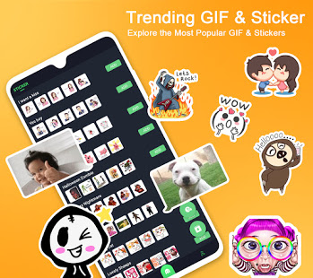 ❤️Emoji keyboard - Cute Emoticons, GIF, Stickers PC