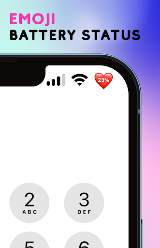 Emoji Battery Status Bar