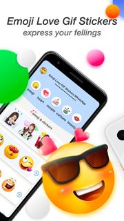 Emoji Love GIF Stickers for WhatsApp