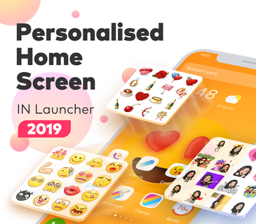 IN Launcher - Love Emojis & GIFs, Themes