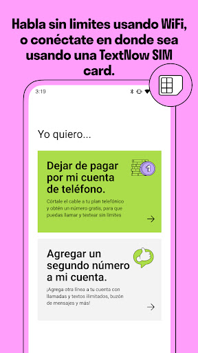 TextNow - Textos y Llamadas