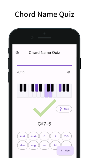 Chord Quiz: Learn Piano Chord PC