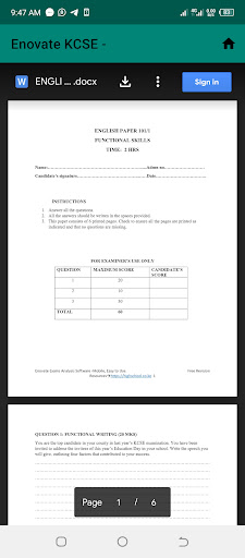 Enovate Highschool Exams+Mocks PC