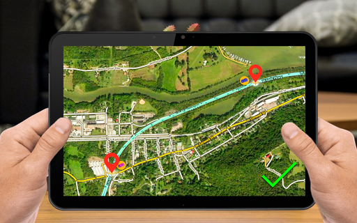 GPS Navegação E Direção- Encontrar Rota, Mapa Guia para PC