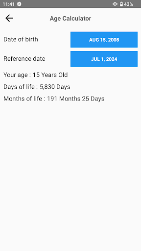 Leeftijdscalculator PC