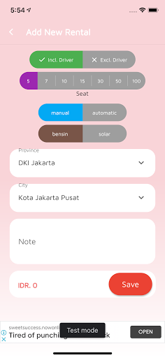 Carent - Rent A Car Flutter PC版