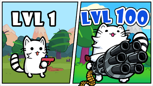 Stickman Cat Gun offline games PC