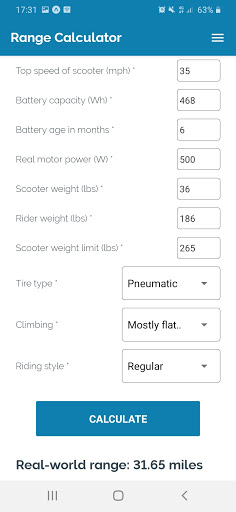 Electric Scooter Universal App PC