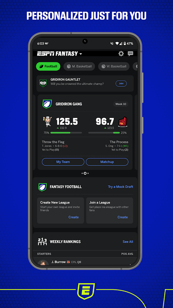ESPN Fantasy Sports PC