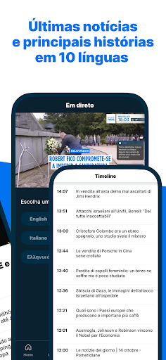 Euronews - Notícias TV vivo para PC