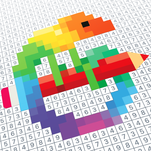 tareitas: COLOREAR POR NUMERO  Colorear por números, Pixel art