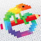Pixel Art: Malen nach Zahlen Malbuch