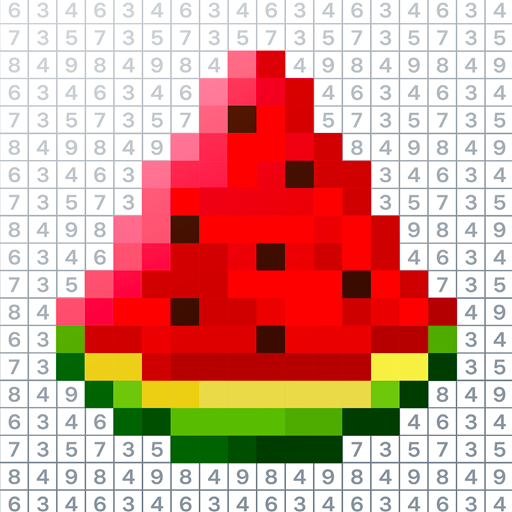 Pixel Art - color by number PC