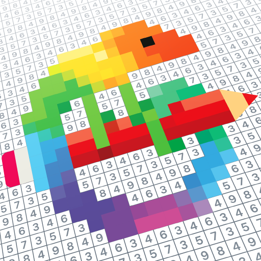 Pixel Art: Libro per colorare con i numeri