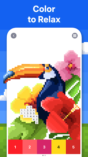 Pixel Art: Color by Number