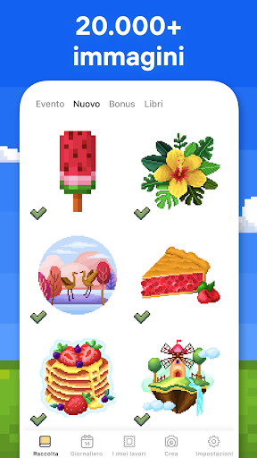 Pixel Art: Libro per colorare con i numeri