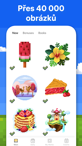 Pixel Art - číselné omalovánky