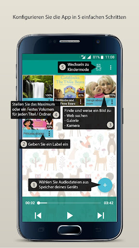 Musikplayer für Kinder - Musik PC
