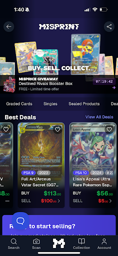 Misprint: Buy & Sell Cards PC