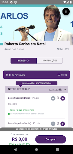 Acesso Ticket para PC