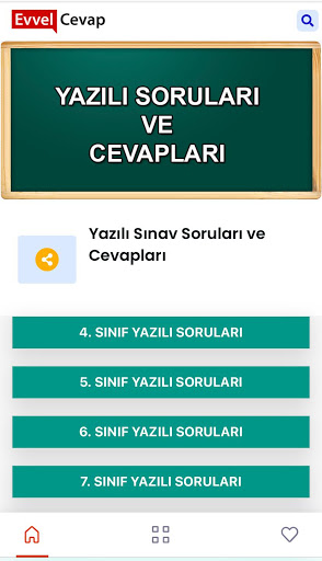Evvel Cevap