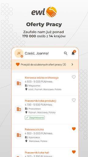 EWL App: Praca w Europie PC