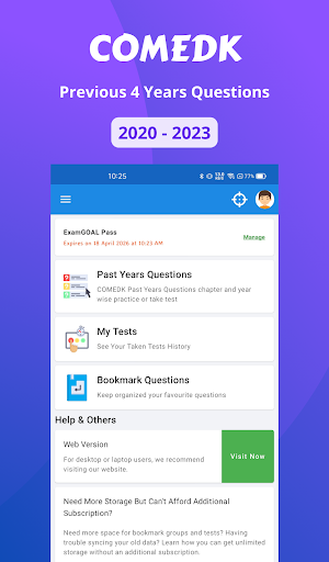 ExamGOAL: COMEDK PYQ App