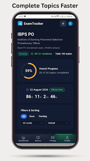 Exam Tracker - Study Resources PC